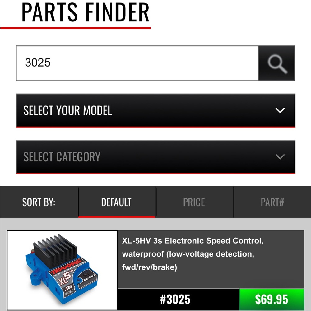 XL-5HV 3s Electronic Speed Control